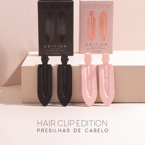 Presilha de Cabelo Rosa - Hair Clip Océane Edition 2un