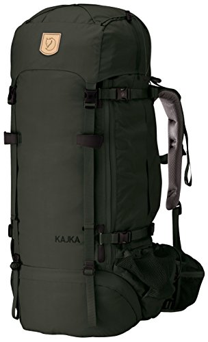 Fjällräven Wanderrucksack Kajka Backpack, Grün (Forest Green), 76 x 35 x 28 cm, 65 L