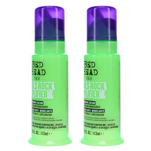 Bed Head by TIGI Curls Rock Amplifier Creme de cabelo cacheado para cachos definidos, 107 g (pacote