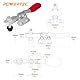 POWERTEC 20321 Horizontal schnellverschlussbetätigung Toggle Clamp