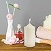 Super Z Outlet Unscented Pillar Candles for Weddings, Home Decoration, Relaxation, Spa, Smokeless Cotton Wick (1, Ivory, 3