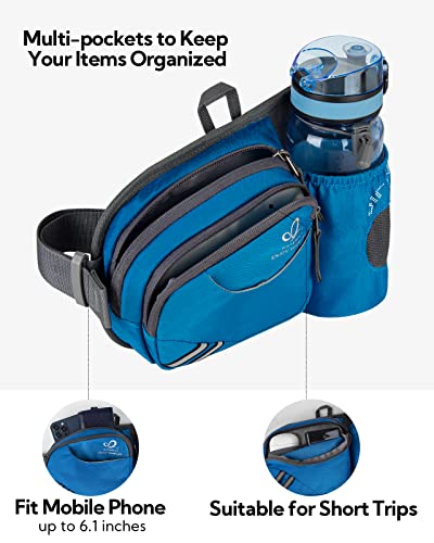 image for WATERFLY Fanny Pack Waist Bag: Waist Pack for Women Men with Water Bot