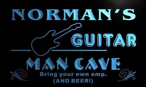 ADVPRO x0113-tm Norman's Man Cave Lounge Custom Personalized Name Neon Sign