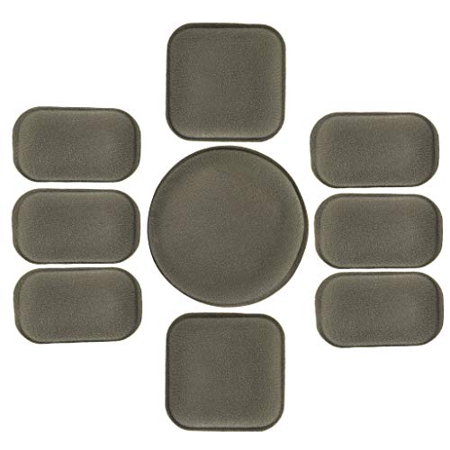 Helmet Padding Kit Airsoft Helmet Bicycle Replacement Universal Foam Pads Set Tactical Accessories Motorcycle Padding Kits Bike Mats For Cycling Costume Cosplay Fast Mich Cs Army Ach (Grey) #TOP1