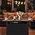 Hykolity 42 Inch Gas Fire Pit Table, 60,000 BTU Propane Pits for Outside with Steel Lid and Waterproof Cover, 2 in 1 Firepit Table Gatherings Parties on Patio Deck Garden Backyard, Black