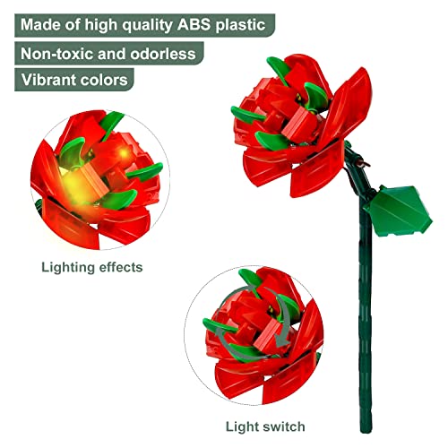 LNSYSNS Blocchi Bouquet di Fiori, Mazzi di Fiori