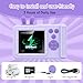 Kids Instant Print Camera,1080P Videos Digital Camera for Kids, Toddler Camera for Christmas Birthday Toy Gifts for Girls/Boys Age 3-12, Portable Kids Camera for 3 4 5 6 7 8 9 10 with SD Card (Purple)