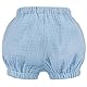 Baby Kinder Musselin Shorts Kurze Hose Uni Pumphose Sommerhose, Bekleidungsgröße: 74/80, Farbe: Hellblau