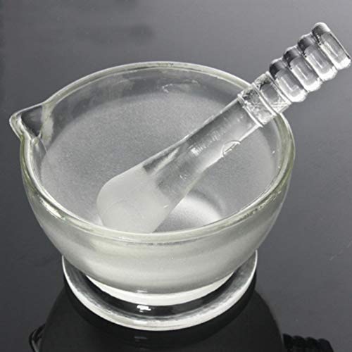 Milisten Mortar And Pestle Sets Glass Mortar Bowl Molcajete Herb Bowl Spice Pill Crusher Manual Grinding Bowl For Enhanced Performance 60Mm #TOP1