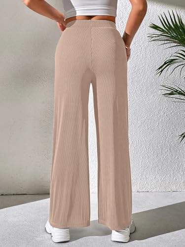 Image of GRECIILOOKS Women's Parachute Cargo Pants - High Waist Flared Korean Trousers| Trendy Casual Wear for Daily & Travel Use (Available in Plus Size)