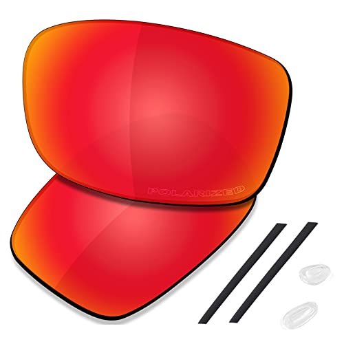 Image of SAUCER Premium Replacement Lenses & Rubber Kits for Oakley Gauge 8 L OO4124 | UV400 Protection, Anti-Scratch, Precise Fit
