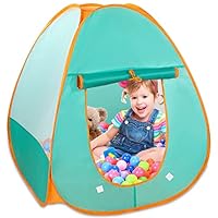 Eocusun Kids Play Tent, Pop Up Playhouse Indoor or Outdoor, Portable Baby Ball Pit with Carry Bag, Christmas Birthday Gifts for Boys Girls Toddlers (Balls not Included)