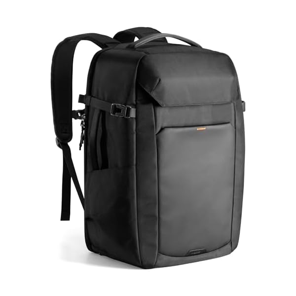 Inateck-Travel-Backpack-40L-TSA-Friendly-Laptop-Backpack-Flight-Approved-with-Separate-Shoe-Compartment-Splashproof-Hiking-Backpack-Carry-On-Backpack-for-Women-and-Men-Fits-17-inch-Laptop-Black Inateck Travel Backpack 40L, TSA Friendly Laptop Backpack Flight Approved with Separate Shoe Compartment, Splashproof Hiking Backpack, Carry On Backpack for Women and Men, Fits 17 inch Laptop, Black