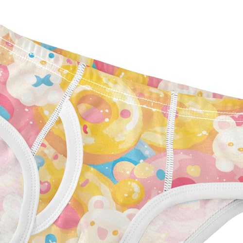 KLL Newborns Rabbit Bear Candy Donut Bubbloddler Boy Pure Cotton Underwear Briefs Cute Undies4