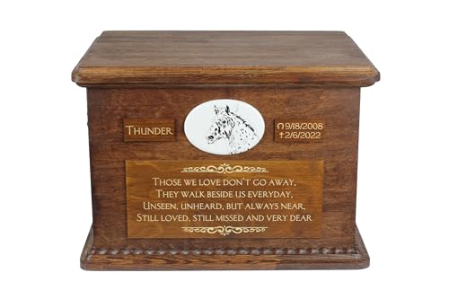 Urne de cheval grand format pour conserver dignement les cendres du Noriker