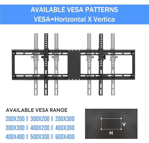 Support TV inclinable DASEB structure robuste 60 kg pour écran OLED