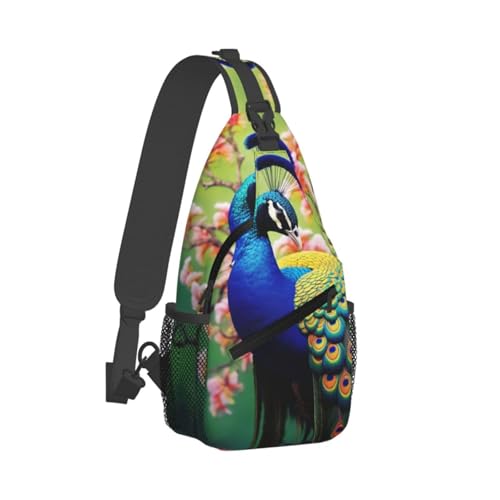 Bolso tipo sling negro para mujer y hombre miniatura 7