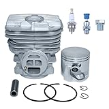 Gubeter 56 mm Zylinder und Kolben set für Husqvarna K960 K970 Trennschleifer Ersatzteile, mit Zündkerze, Ersatz für 544 93 56-02, 544 93 56-03