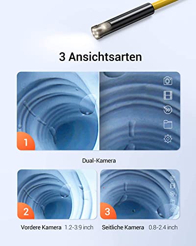 DEPSTECH endoscoopcamera, wifi-endoscoop, upgrade 5.0 megapixel, 1944P HD inspectiecamera met 2600 mAh batterij… - Image 7