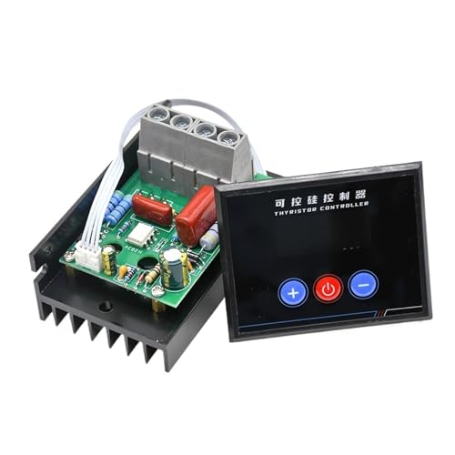 Regulador de voltaje digital AC 220V 10000W scr control de velocidad termostato atenuador 2