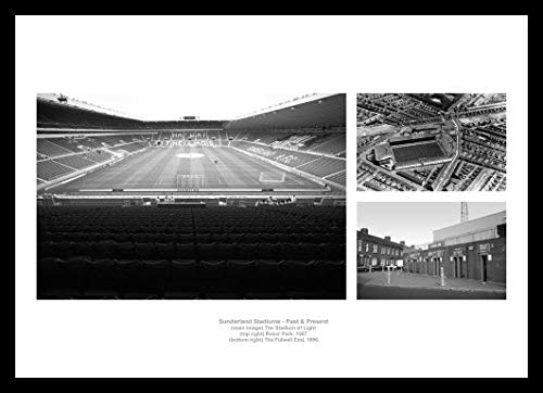 Sunderland AFC Stadiums Past and Present Framed Photo Memorabilia