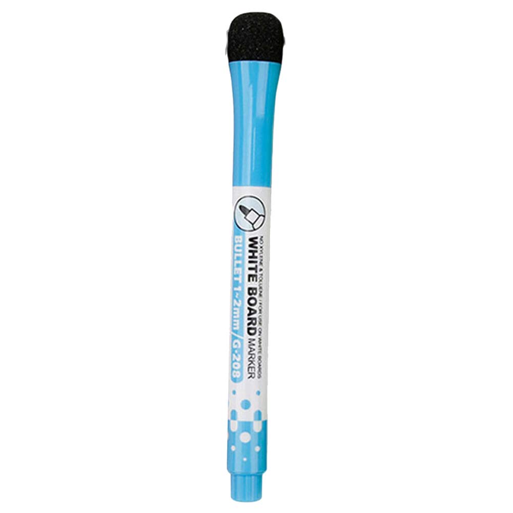 Brussel 1 Pc Magnetic Dry-Erase Markers Fine Point Whiteboard Pen Erasable White Board Writing Drawing Marker for Classroom Work, Calender Blue
