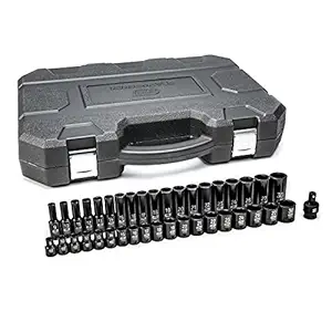 Gearwrench Kd84948N Metric Standard And Deep Socket - 0.5 In.