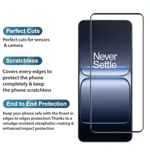 Image of HD Tempered Glass Screen Protector Compatible for OnePlus Nord CE 5 5G with Edge to Edge coverage and Easy Installation kit