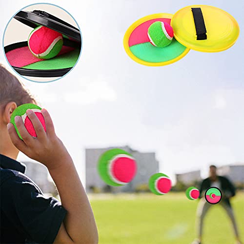HBDY Wurf- und Fangspiel-Set für den Innen- und Außenbereich, für den Garten, Sommerspaß – Bild 2