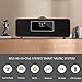 MS3 Stereo Smart Music System with Internet Radio, FM Digital Radio,Clock Radio,Spotify Connect,Bluetooth Speaker,WiFi Speaker,Headphone-Out,Alarms,Presets,Remote and App Control–Walnut
