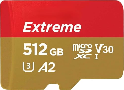 microSD �J�[�h 512GB UHS-I U3 V30 �����ő�130MB/s Full HD & 4K �A�N�V�����J���� Extreme�ȈՃf�U�C���p�b�P�[�W