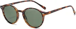Óculos de sol pequenos redondos clássicos polarizados para mulheres e homens, lentes UV400 estilo vintage