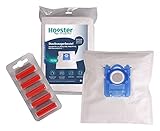 20 Staubsaugerbeutel für AEG VX6 VX7 und VX8 | geeignet für AEG Größe 201 s-Bag Classic/s-Bag Long Performance | 5 Deo-Sticks (Rose) im Set Enthalten | Material: Vlies 5-Lagig