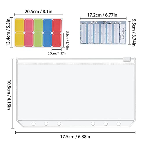 YXHZVON 20 Tasche per Raccoglitori, Buste per