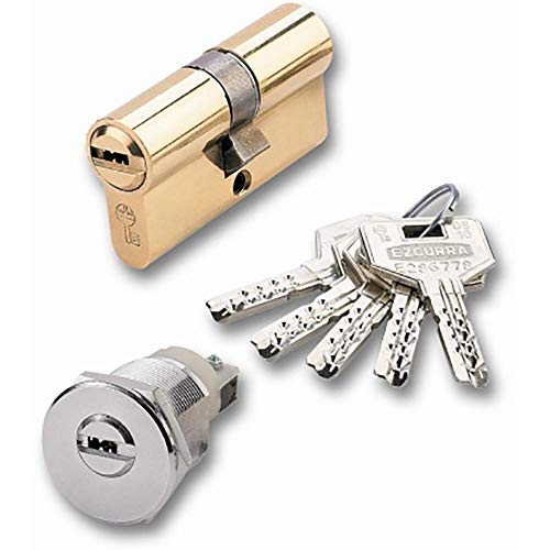 Cilindro de seguridad Ezcurra M78160 para mejorar puertas principales 2
