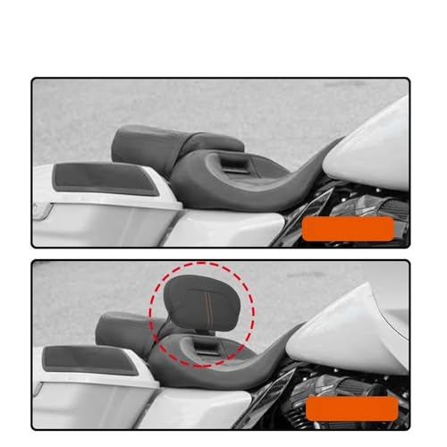Coussin dossier arrière moto Touring Road King Street Glide FLHTCU siège
