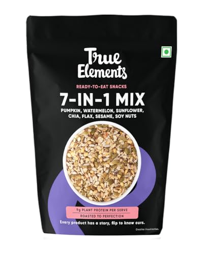 True Elements 7 in 1 Super Seeds & Nut Mix 8 Oz - (Roasted Pumpki...