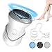 Produktbild Keyck Hornhautentferner Elektrisch Wiederaufladbar Fußpflege Pediküre Fußfeile Muttertagsgeschenk Geschenke für Mama Starke Hornhaut Absaugen Vakuum Entfernen Füße 3 Schleifkopf 2 Geschwindigkeit