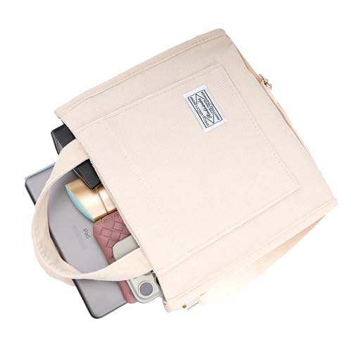 REDSINDA Corduroy Tote Bag Beige