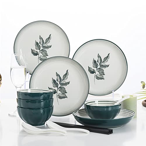 GenSDH 16-Piece Ceramic Dinnerware Set for 4