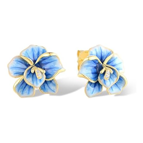 Santuzza Blue Orchid Earrings Cover