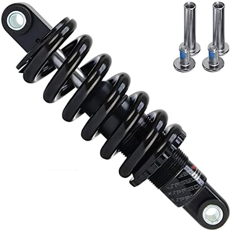 aiNPCde Mountain Bike Rear Shock MTB Coil Spring Suspension 125/150/165/190mm with Bushing and Screw 150Lbs to 2000Lbs (Color : 165mm, Size : 650Lbs)