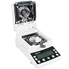 U.S. Solid Moisture Analyzer - 110g Capacity, 1mg Readability, 0.01% Accuracy, 40-199C Drying Range, 90 mm Pan w/ 50 Dishes, Moisture Balance with RS232 for Lab, Research, Food & Industrial Use