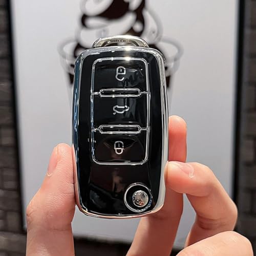 Funda de llave para VW Polo Tiguan Jetta y Skoda Octavia protectora 7