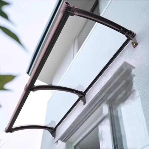 Moderna tettoia per porta d'ingresso, protezione dai raggi UV, per