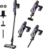 Rowenta X-PERT 7.60, Aspiradora Escoba Sin Cable, 140 W, Batería 45 Min, Ultraligero 2 kg, Cepillo con LED, Accesorios para Coche, Suelo y Techo, RH6A33WO