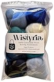 Wistyria Editions WR-908R Wool Roving, The Sea, 8-Pack