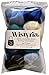 Wistyria Editions WR-908R Wool Roving, The Sea, 8-Pack