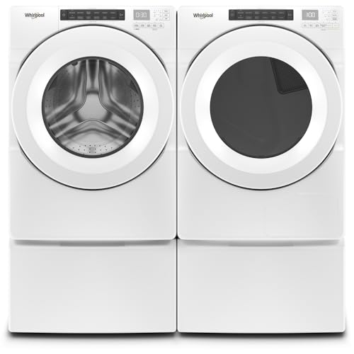 Image of Whirlpool 7.4 cu. ft. 240 Volt Stackable White Electric Ventless Dryer with Intuitive Touch Controls, ENERGY STAR