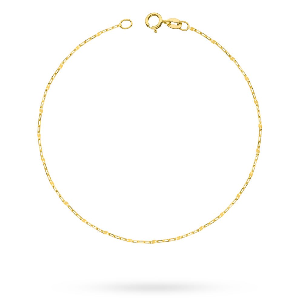 MARKO Delicato bracciale da donna in oro 333 – fine bracciale in vero oro giallo – filigrana per donne – braccialetto dell'amicizia – regalo per comunione e festa della mamma